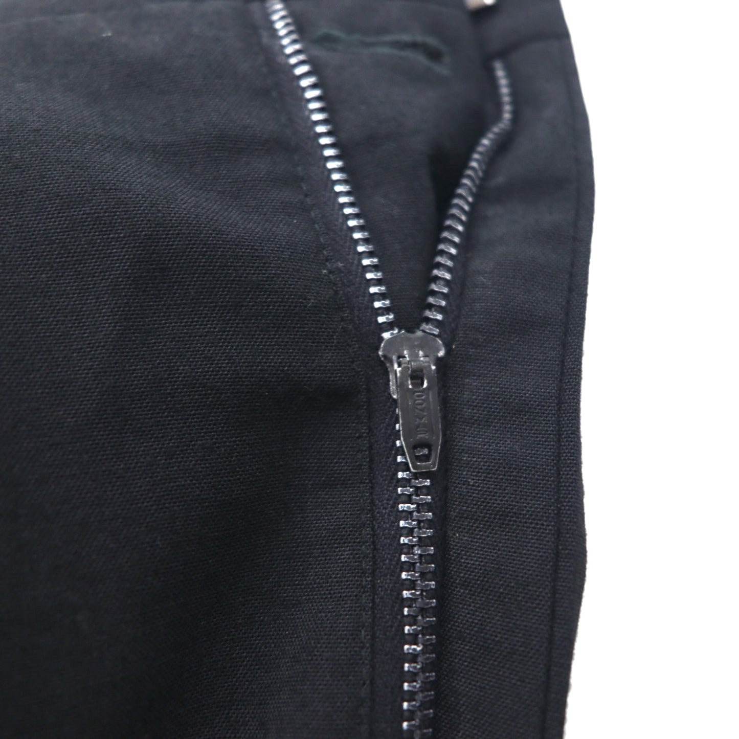 50s Vintage Trousers サイドライン スラックスパンツ L ブラック CONMARジッパー サスペンダーボタン