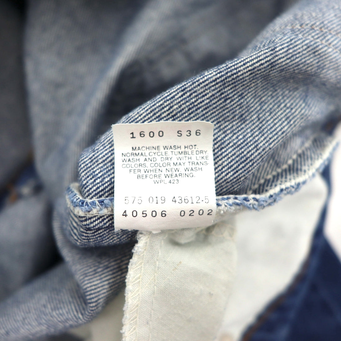 Levi's 90年代 USA製 506 オレンジタブ テーパード デニムパンツ XL インディゴ ブルー ジッパーフライ 40506 0202