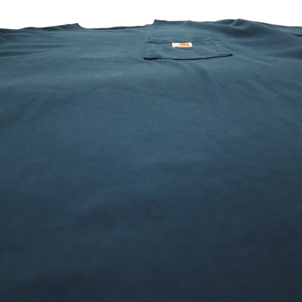 carhartt オリジナルフィット ポケット Tシャツ ポケTee XL ORIGINAL FIT ネイビー コットン