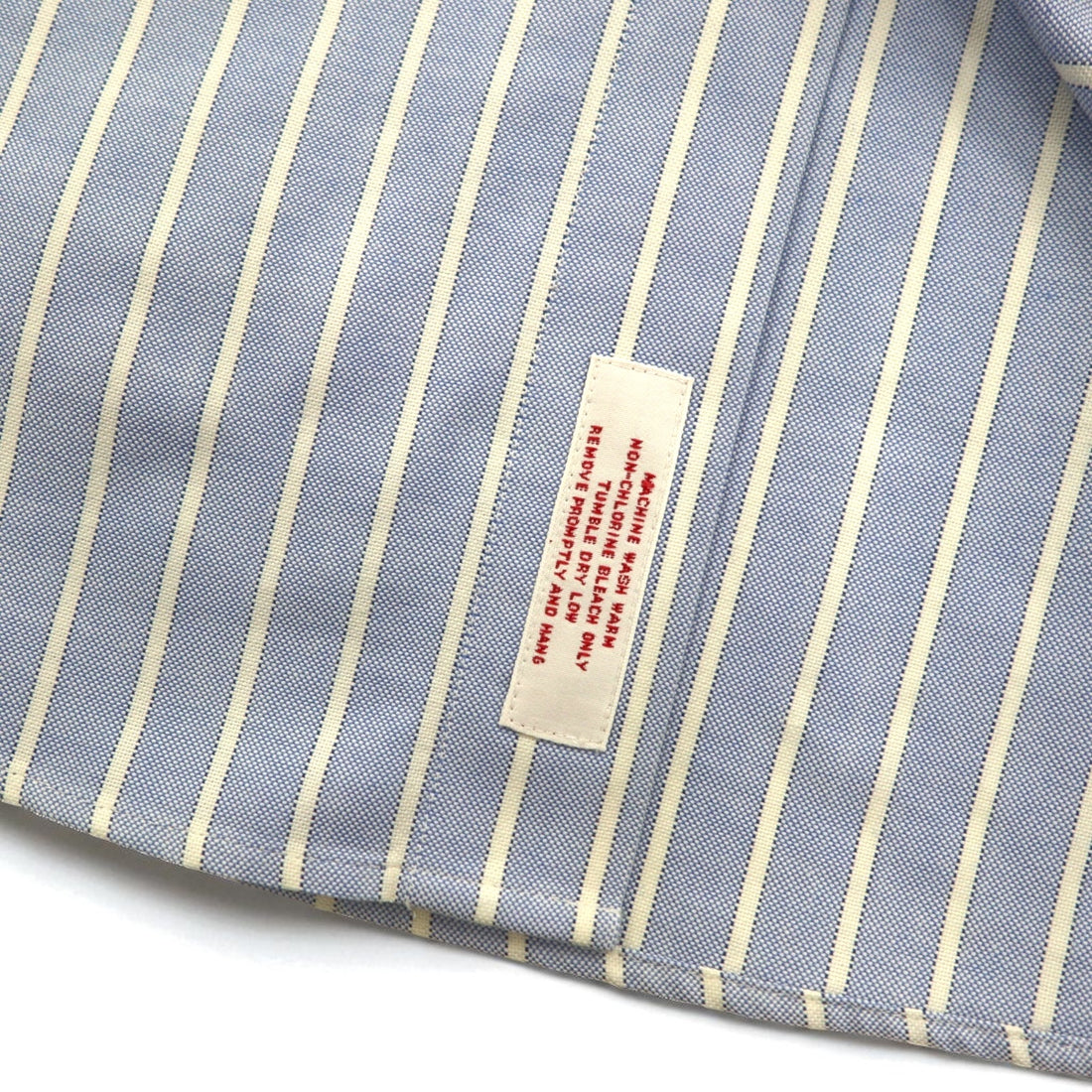 Brooks Brothers 346 Oxford Button-Down Shirt, XL, Blue, Striped, with Embroidered Logo