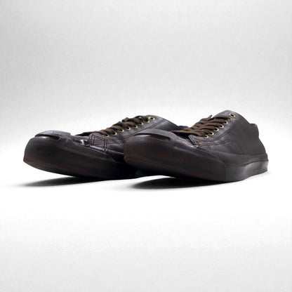 CONVERSE オールレザー ジャックパーセル JACK PURCELL スニーカー 26.5cm ブラウン 記念モデル 1C273