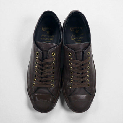CONVERSE オールレザー ジャックパーセル JACK PURCELL スニーカー 26.5cm ブラウン 記念モデル 1C273