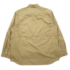 carhartt FORCE Relaxed Fit Button-Down Work Shirt, XL, Beige, Polyester, Ridgefield Solid L/S Shirt 102418