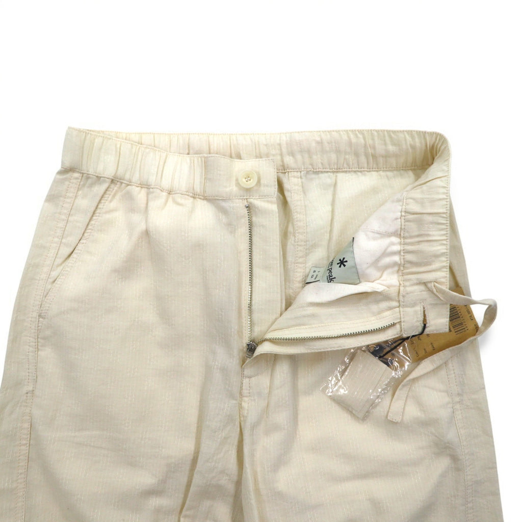 snow peak ドビー 刺し子 野良着パンツ イージーパンツ S アイボリー Dobby Sashiko Noragi Pants PA-16SU303 日本製 未使用品