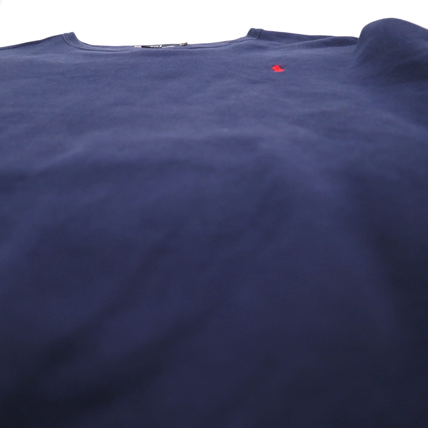 Polo by Ralph Lauren 90年代 クルーネック スウェット XL ネイビー 無地 コットン スモールポニー刺繍