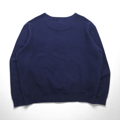 Polo by Ralph Lauren 90年代 クルーネック スウェット XL ネイビー 無地 コットン スモールポニー刺繍