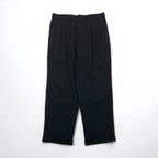 DOCKERS ( Levi's ) DRESS SLACKS 90年代 2タック ワイド スラックスパンツ L ブラック ポリエステル ウール