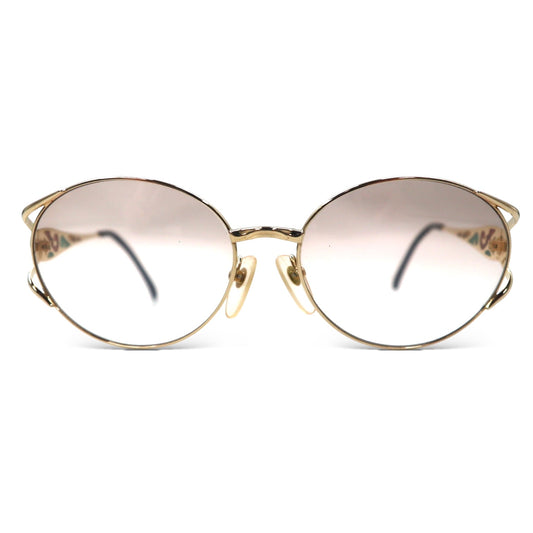 日本然リトテ-古着オンライン-YVES SAINT LAURENT オールド サングラス ゴールド メタル カラーレンズ YSL 31-8611 日本製-YVES SAINT LAURENT Vintage Sunglasses Gold Metal Collar Lens YSL 31-8611 Japan Made