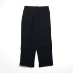 DOCKERS ( Levi's ) DRESS SLACKS 90年代 2タック ワイド スラックスパンツ L ブラック ポリエステル ウール