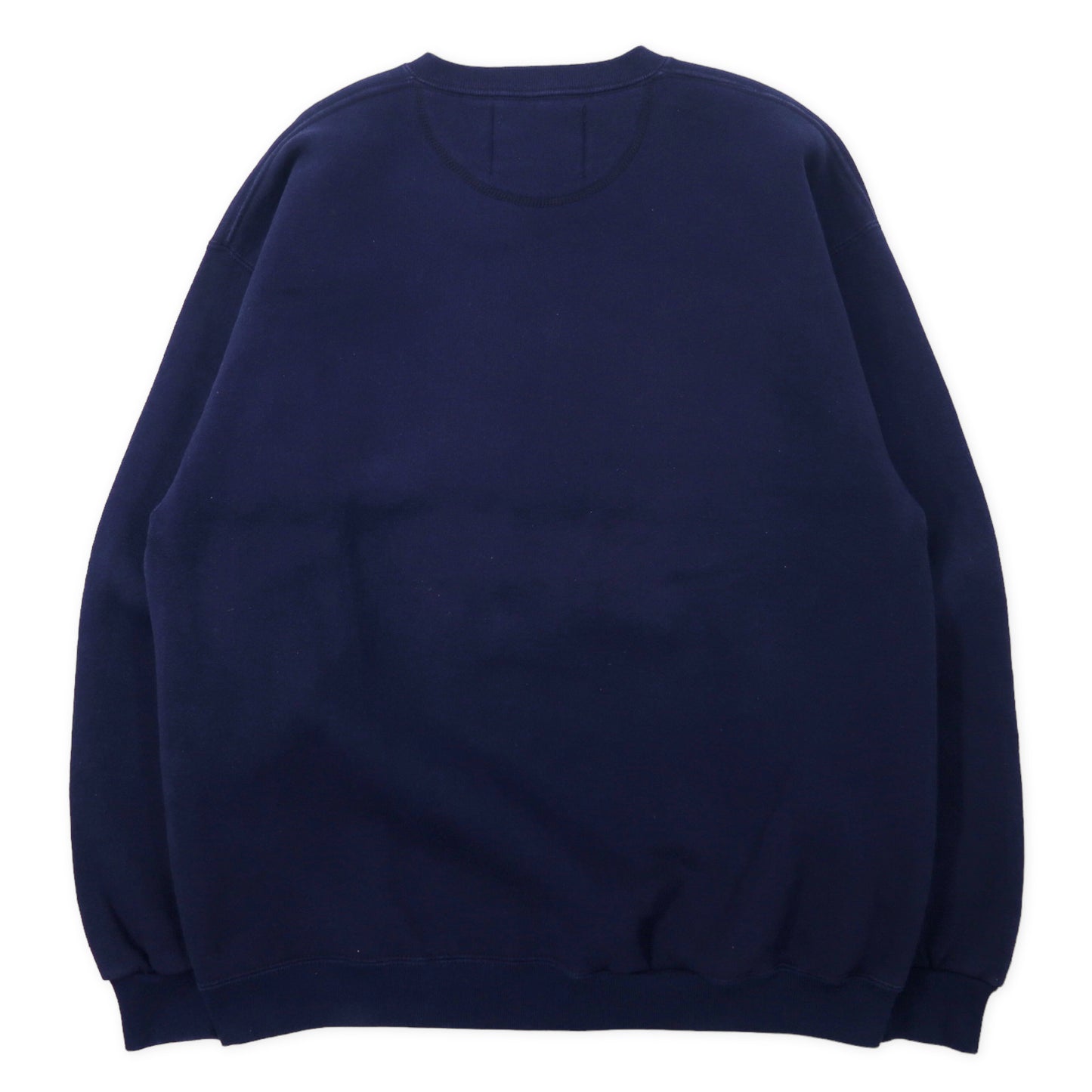 DANAGGERS USA製 90年代 プリント スウェット L ネイビー コットン 裏起毛 THE BIG STICK ビッグサイズ