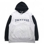 DKNY USA ( Donna Karan New York ) 90年代 プルオーバー パーカー L グレー コットン