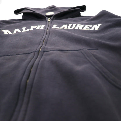 Ralph Lauren 90年代 ジップパーカー L ネイビー フロントポケット POLO JEANS CO.