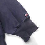 Ralph Lauren 90s Zip Hoodie L Navy Front Pocket POLO JEANS CO.