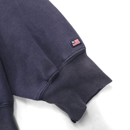 Ralph Lauren 90年代 ジップパーカー L ネイビー フロントポケット POLO JEANS CO.