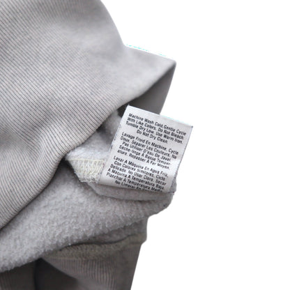 DKNY USA (Donna Karan New York) 90s Pullover Hoodie, L, Grey, Cotton