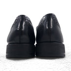 FLORSHEIM Wingtip Full Brogue Medallion Shoes 28.5cm Black Leather 17066-01