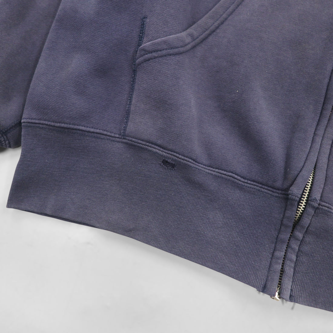 Ralph Lauren 90s Zip Hoodie L Navy Front Pocket POLO JEANS CO.