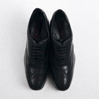FLORSHEIM Wingtip Full Brogue Medallion Shoes 28.5cm Black Leather 17066-01