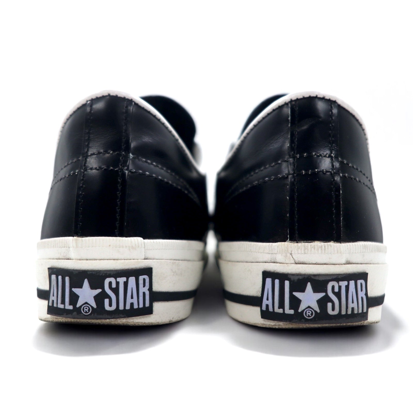 CONVERSE ONE STAR J Leather Sneakers US8.5 Black Japan Made – 日本