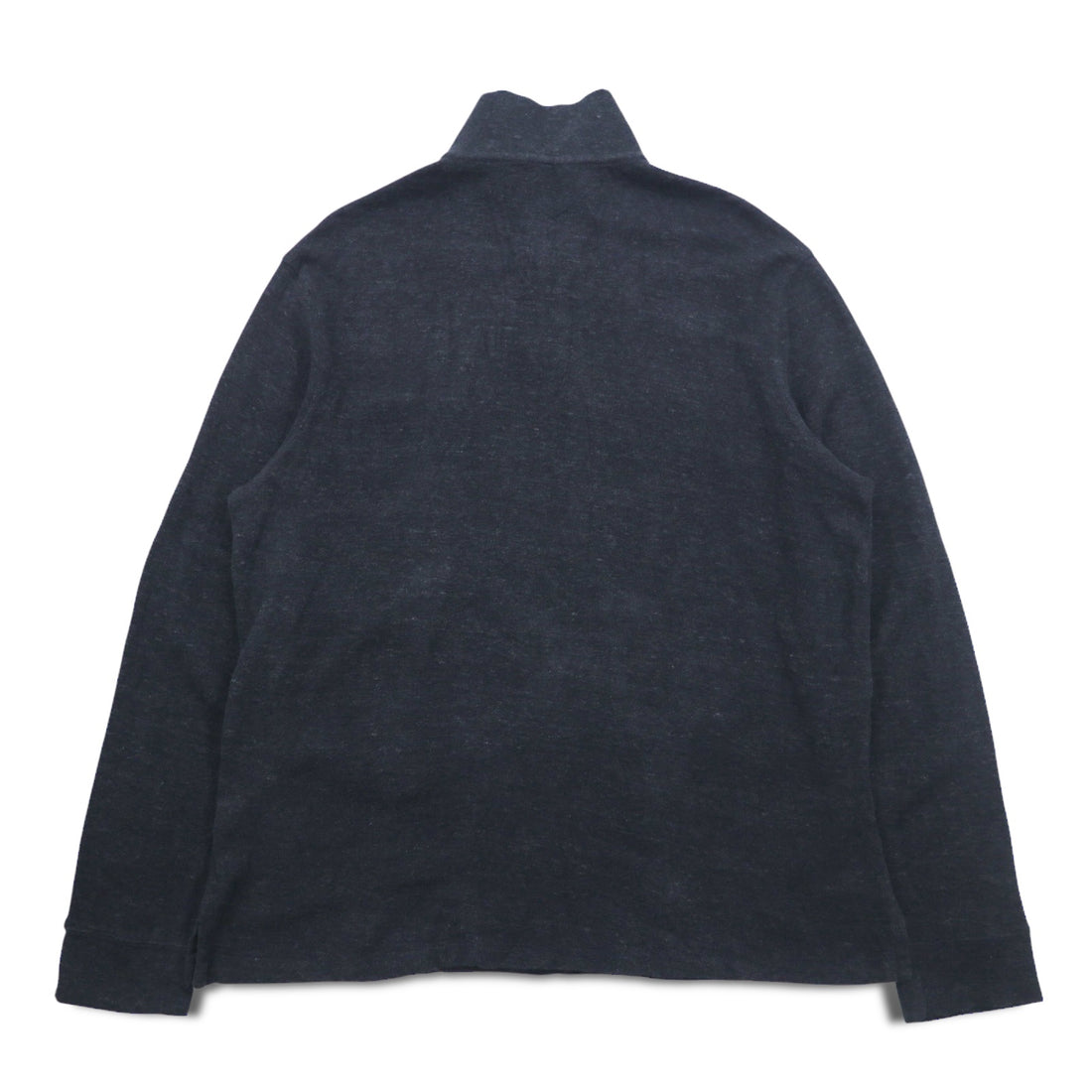 POLO RALPH LAUREN Half-Zip Rib Knit Sweatshirt, XL, Grey, ESTATE RIB, Small Pony Embroidery