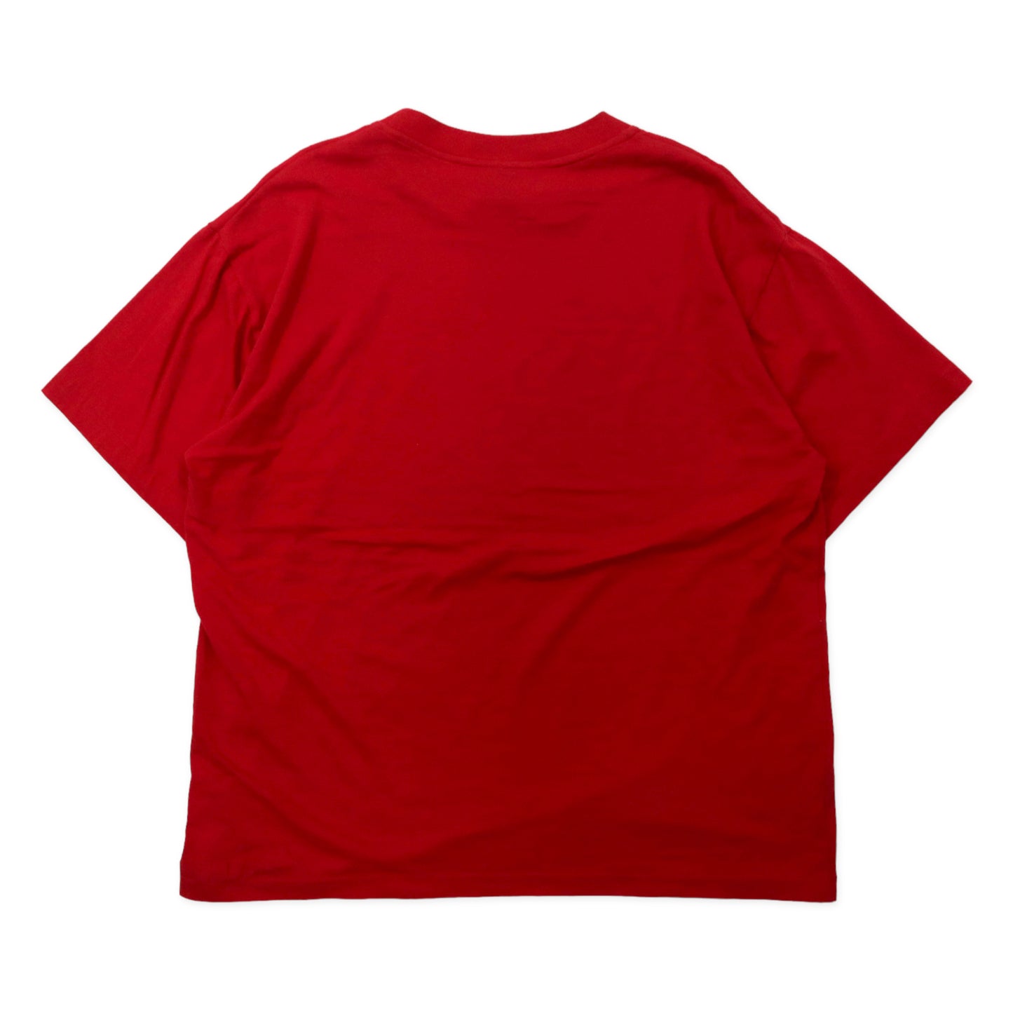 USA製 90年代 STUSSY シャネルロゴ Tシャツ L レッド コットン 紺タグ ビッグサイズ