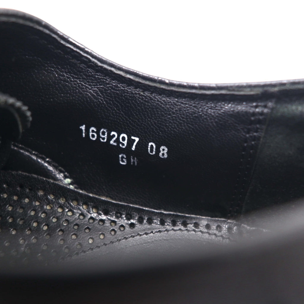 FLORSHEIM Wingtip Full Brogue Medallion Shoes 28.5cm Black Leather 17066-01