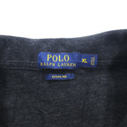 POLO RALPH LAUREN Half-Zip Rib Knit Sweatshirt, XL, Grey, ESTATE RIB, Small Pony Embroidery