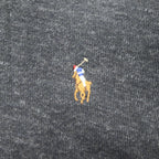POLO RALPH LAUREN Half-Zip Rib Knit Sweatshirt, XL, Grey, ESTATE RIB, Small Pony Embroidery