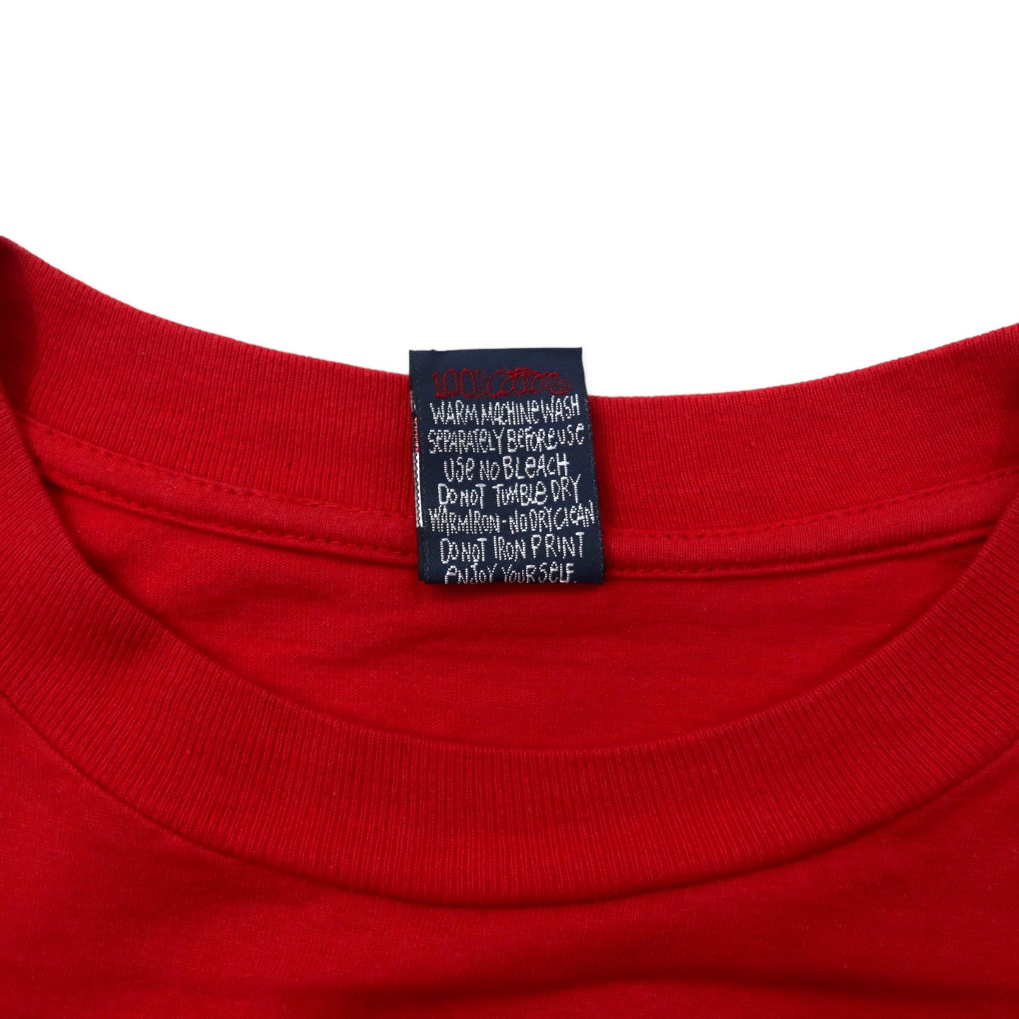 USA製 90年代 STUSSY シャネルロゴ Tシャツ L レッド コットン 紺タグ ビッグサイズ