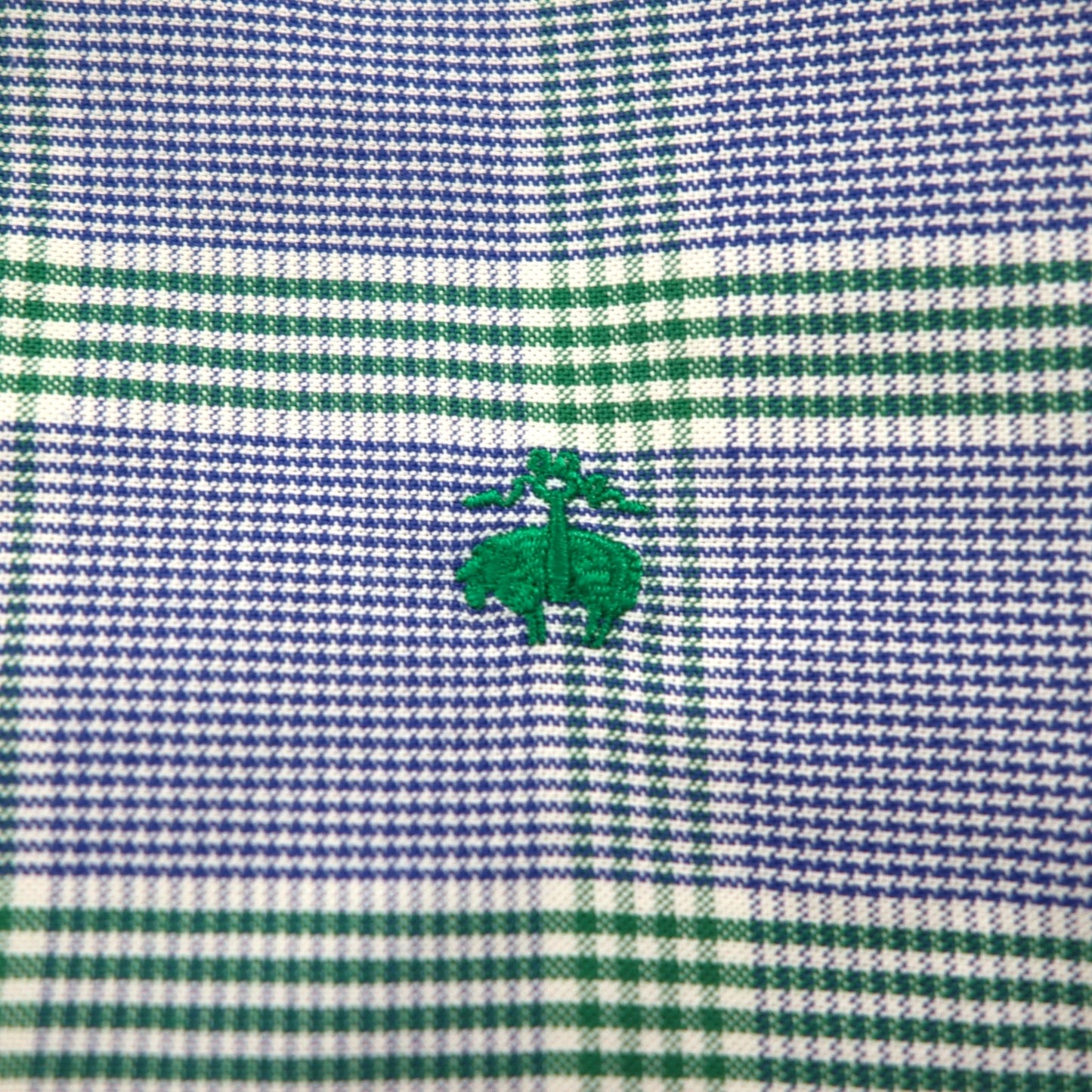 Brooks Brothers REGENT FIT オックスフォード ボタンダウンシャツ XL ブルー チェック コットン