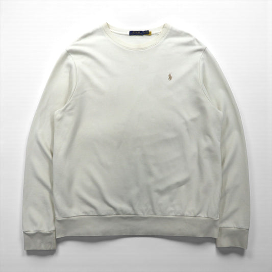 Polo Ralph Lauren スウェット トレーナー XL ホワイト 刺繍 スモールポニー