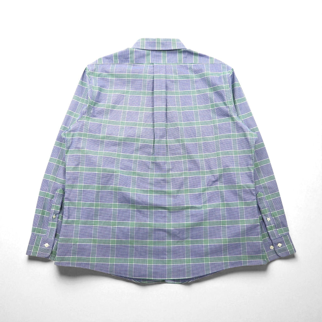 Brooks Brothers Regent Fit Oxford Button-Down Shirt, XL, Blue Check Cotton