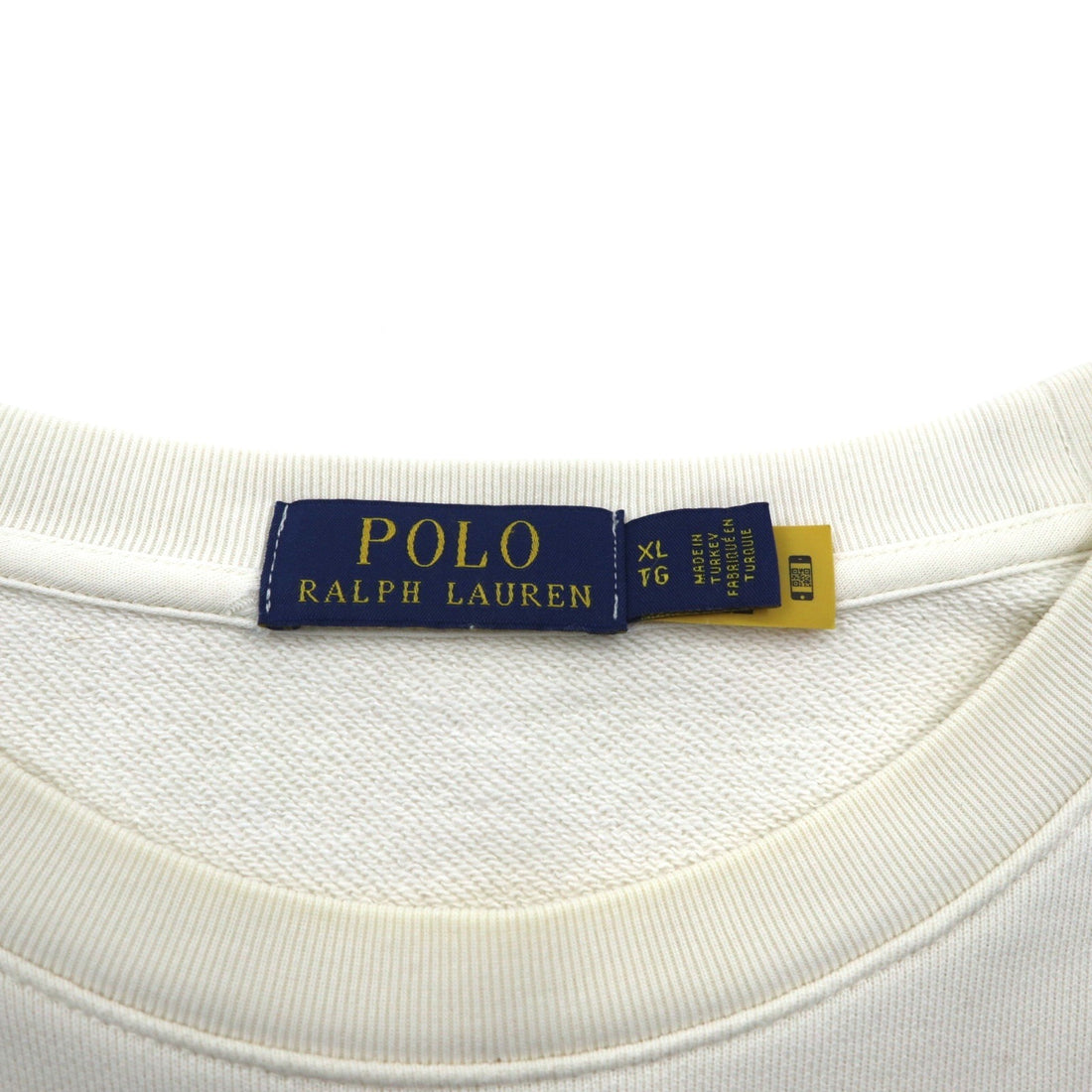 Polo Ralph Lauren Sweatshirt XL White Embroidery Small Pony