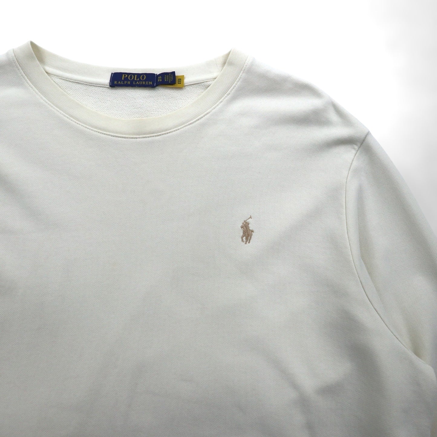 Polo Ralph Lauren スウェット トレーナー XL ホワイト 刺繍 スモールポニー