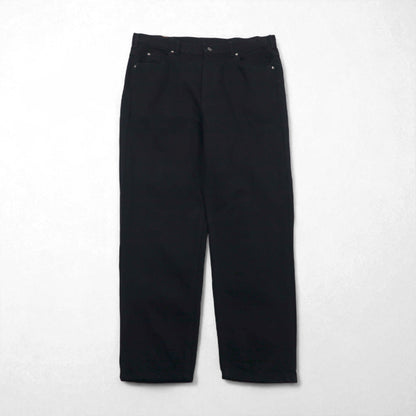 Lee RIDERS 90s USA Made Relaxed Fit Tapered Denim Pants, Size XL, Black, Zipper Fly, Leather Patch, 208-5508, Deadstock, Unused