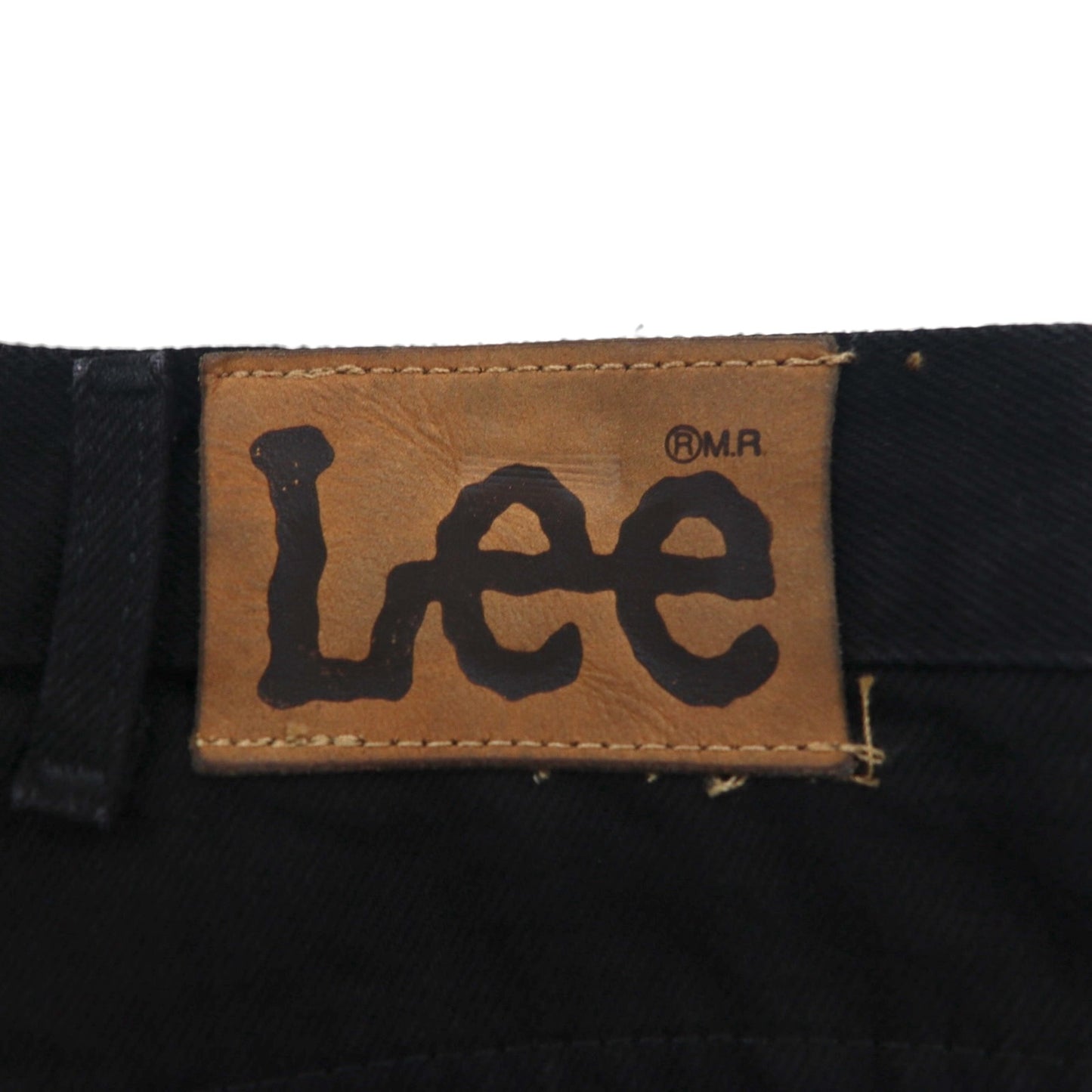 Lee RIDERS 90s USA Made Relaxed Fit Tapered Denim Pants, Size XL, Black, Zipper Fly, Leather Patch, 208-5508, Deadstock, Unused