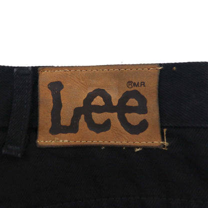 Lee RIDERS 90s USA Made Relaxed Fit Tapered Denim Pants, Size XL, Black, Zipper Fly, Leather Patch, 208-5508, Deadstock, Unused