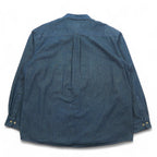 Dickies Denim Button Down Shirt 3XL Dark Indigo Blue Big Size Made in Nicaragua