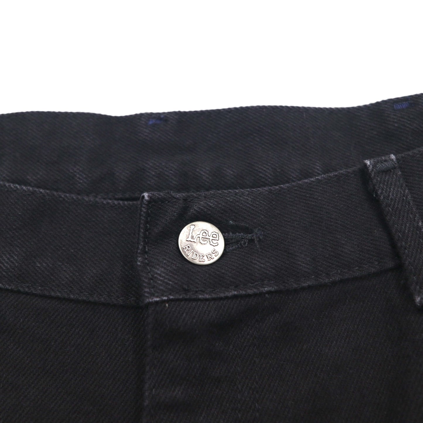 Lee RIDERS 90s USA Made Relaxed Fit Tapered Denim Pants, Size XL, Black, Zipper Fly, Leather Patch, 208-5508, Deadstock, Unused