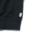 NAUTICA Arch Logo Half Zip Sweatshirt XL Black Heavyweight 233-12107