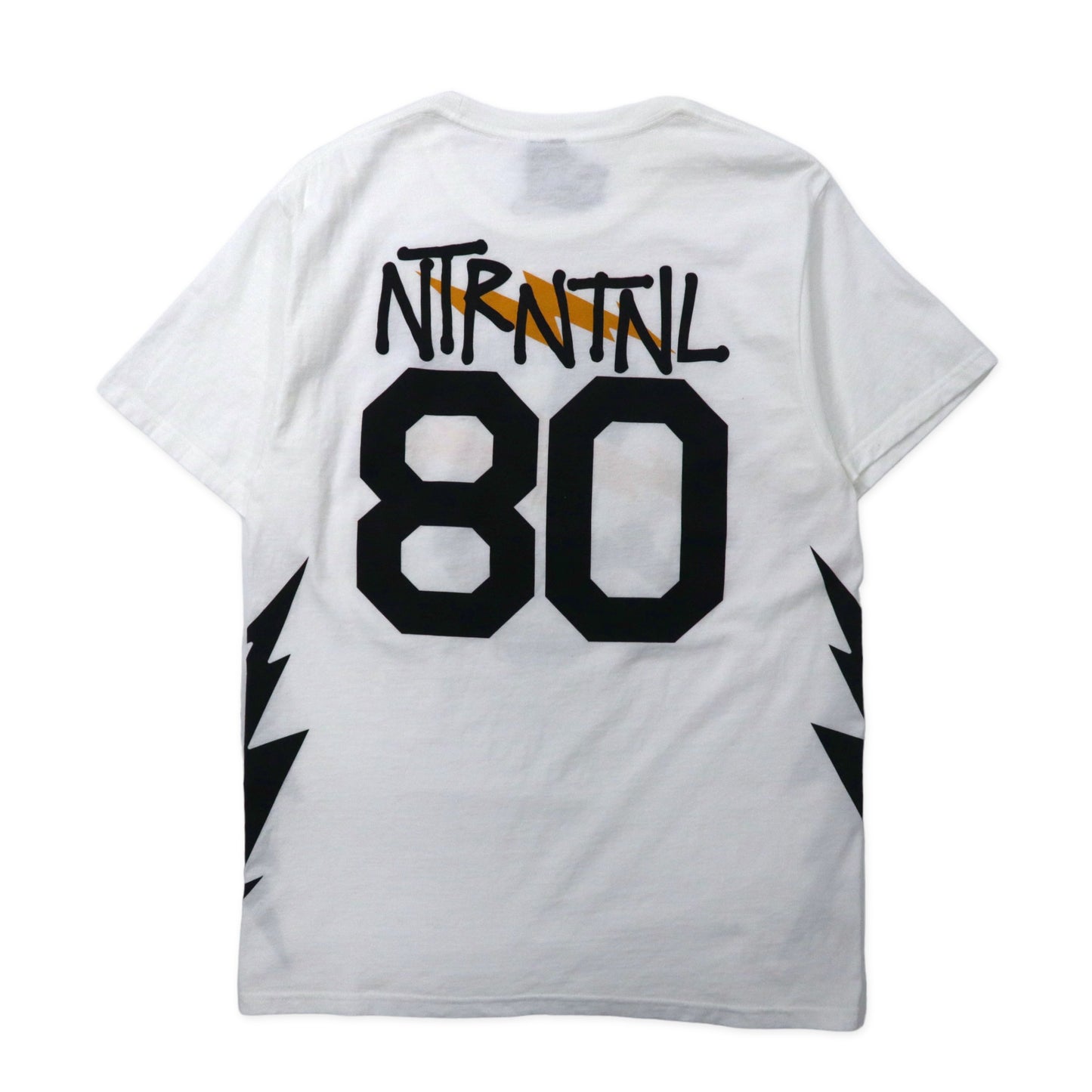 STUSSY Tシャツ M ホワイト コットン ナンバリング NTRNTNL Soccer Collection 未使用品