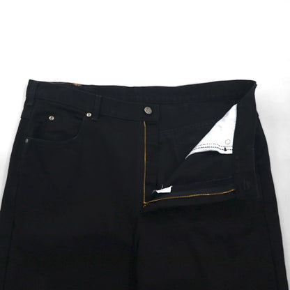 Lee RIDERS 90s USA Made Relaxed Fit Tapered Denim Pants, Size XL, Black, Zipper Fly, Leather Patch, 208-5508, Deadstock, Unused