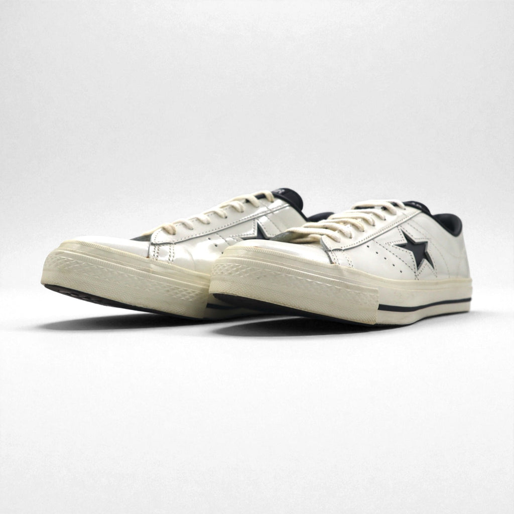 CONVERSE 日本製 ONE STAR J Leather ワンスター ローカットスニーカー 26.5cm ホワイト レザー