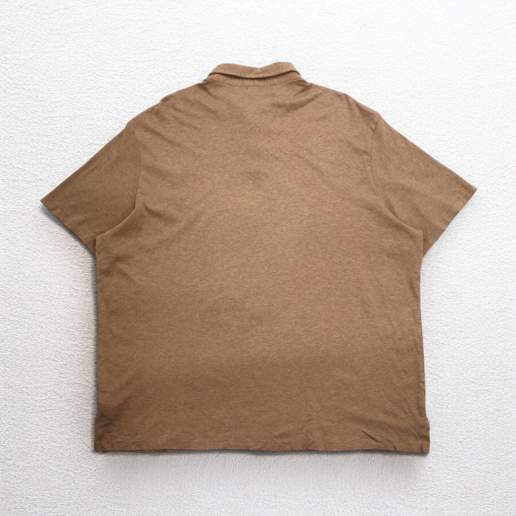 POLO RALPH LAUREN Classic Fit Polo Shirt XL CLASSIC FIT Beige Small Pony Embroidery