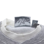 90s GEAR FOR SPORTS Printed Sweatshirt L Grey Cotton Polyester Fleece Lining STAR SHIP OCEANIC