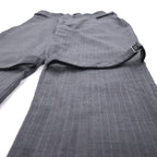 Blackweirdos ボンテージ スラックス パンツ XL グレー  Deformed Bondage pants 日本製
