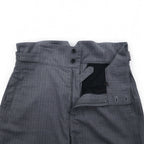 Blackweirdos ボンテージ スラックス パンツ XL グレー  Deformed Bondage pants 日本製