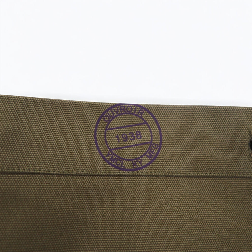 FRENCH ARMY French Army M38 Bread Bag Shoulder Bag Brown Canvas Unused