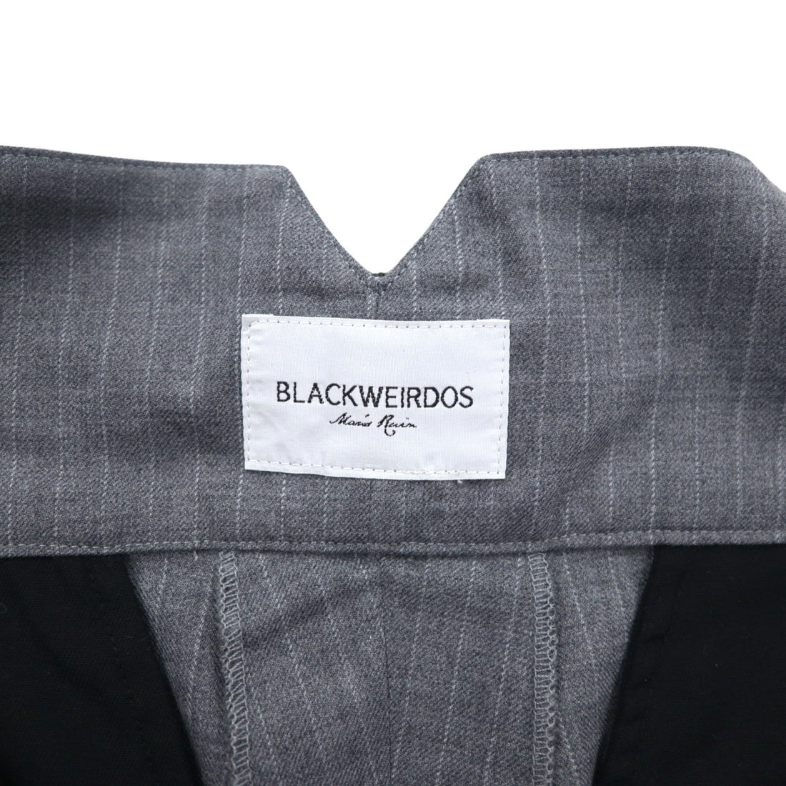 Blackweirdos ボンテージ スラックス パンツ XL グレー  Deformed Bondage pants 日本製