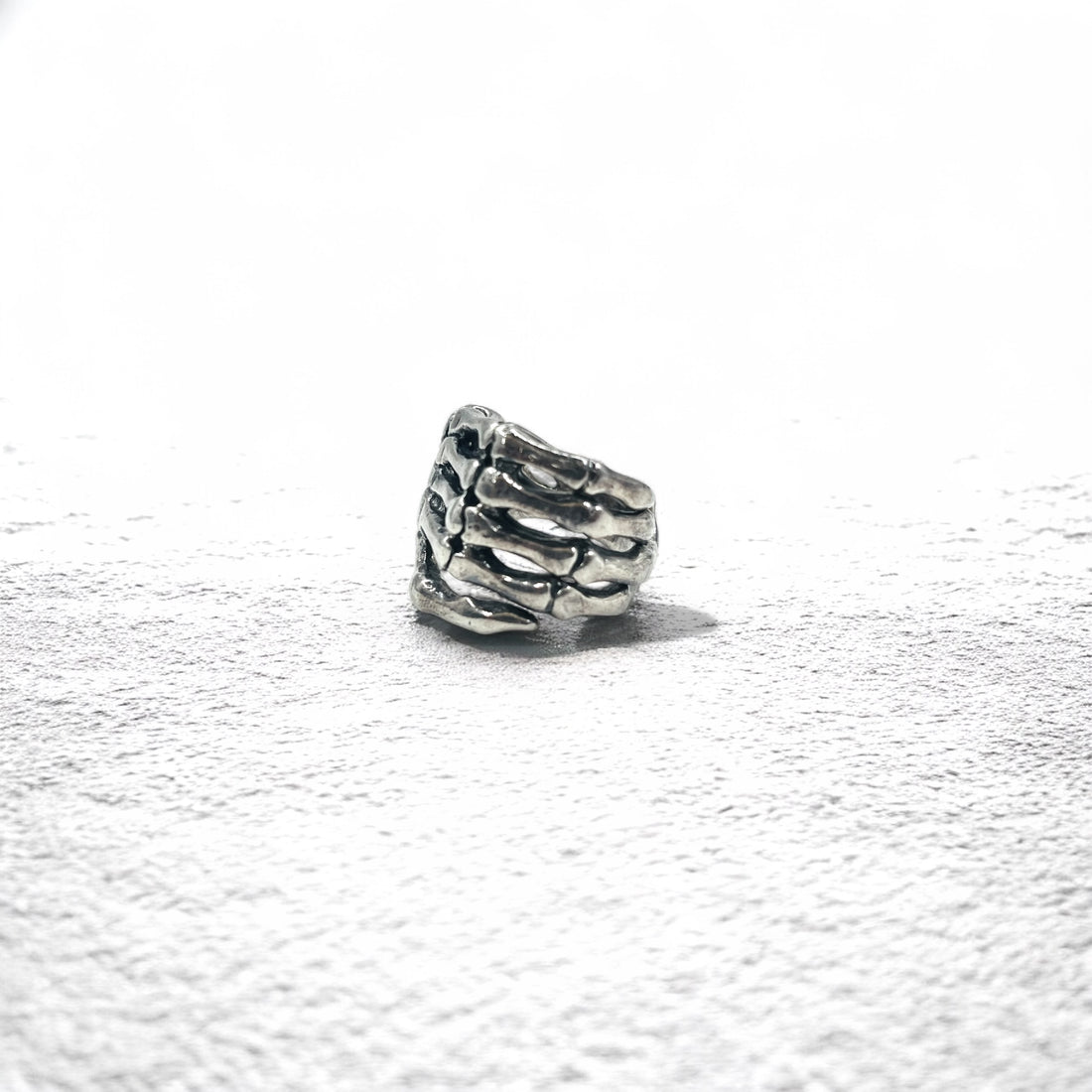 Vintage Silver Bone Ring ボーンハンド リング 指輪 17号 シルバー 925 スケルトン ゴシック パンク ロック